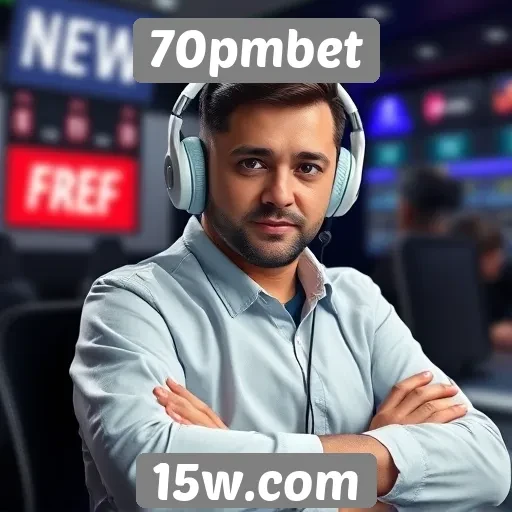 Desempenho do suporte ao cliente no 70pmbet